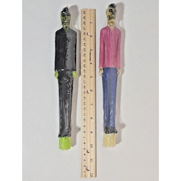 World Market Zombie Taper Candles NEW NOS Creepy Halloween Dinner Party Table - Picture 11 of 11